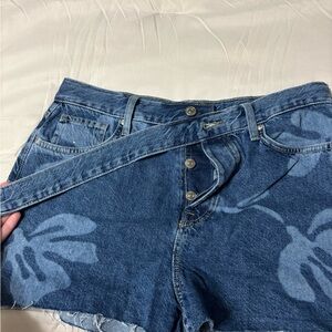 Forever 21 Blue Denim Shorts